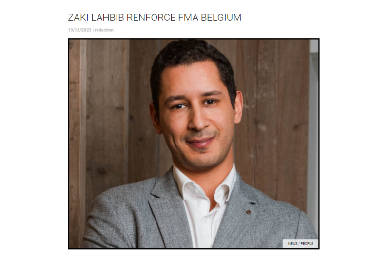 Zaki Lahbib renforce fma Belgium